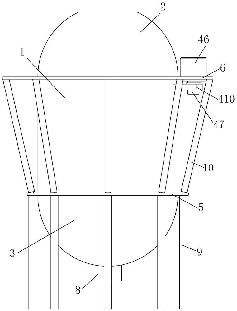 Coal crushing device with screening function