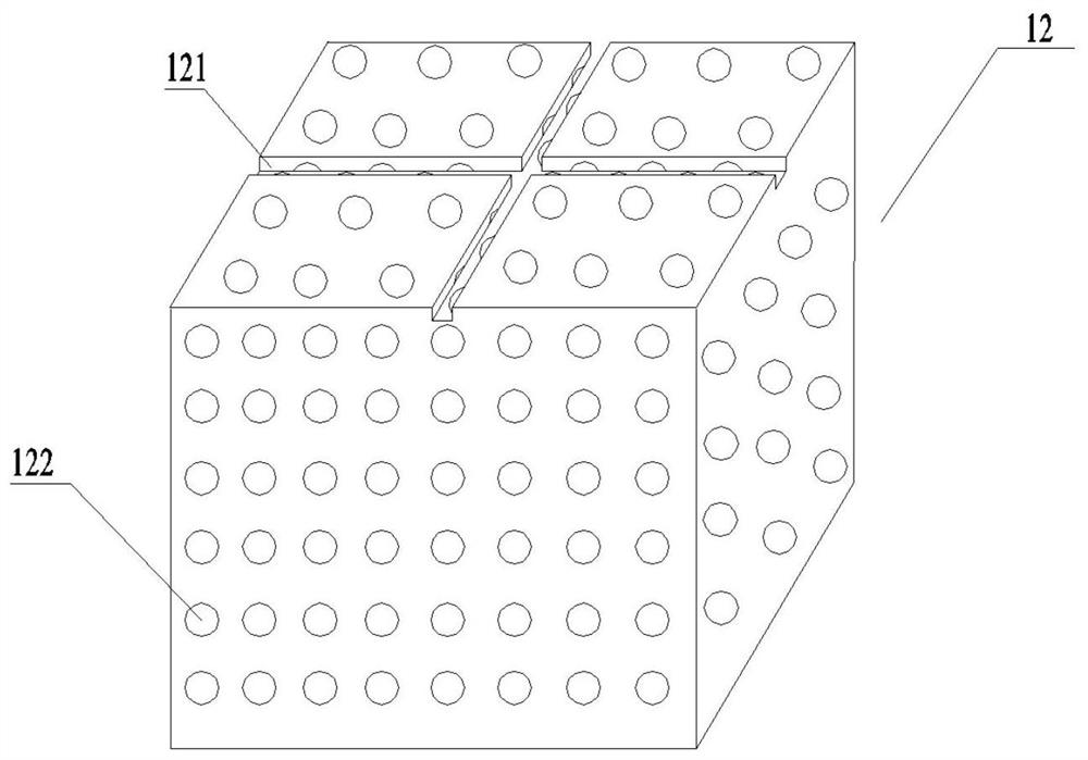 Boron-doped diamond film electrode composite substrate and preparation method thereof