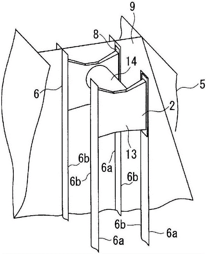 Cross head for cross head diesel engine