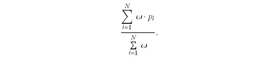 Prediction weighting method based on prediction contexts