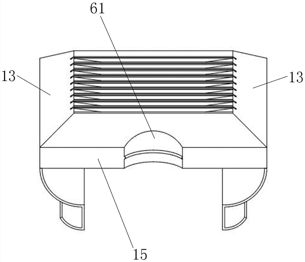 Firm wall column cap