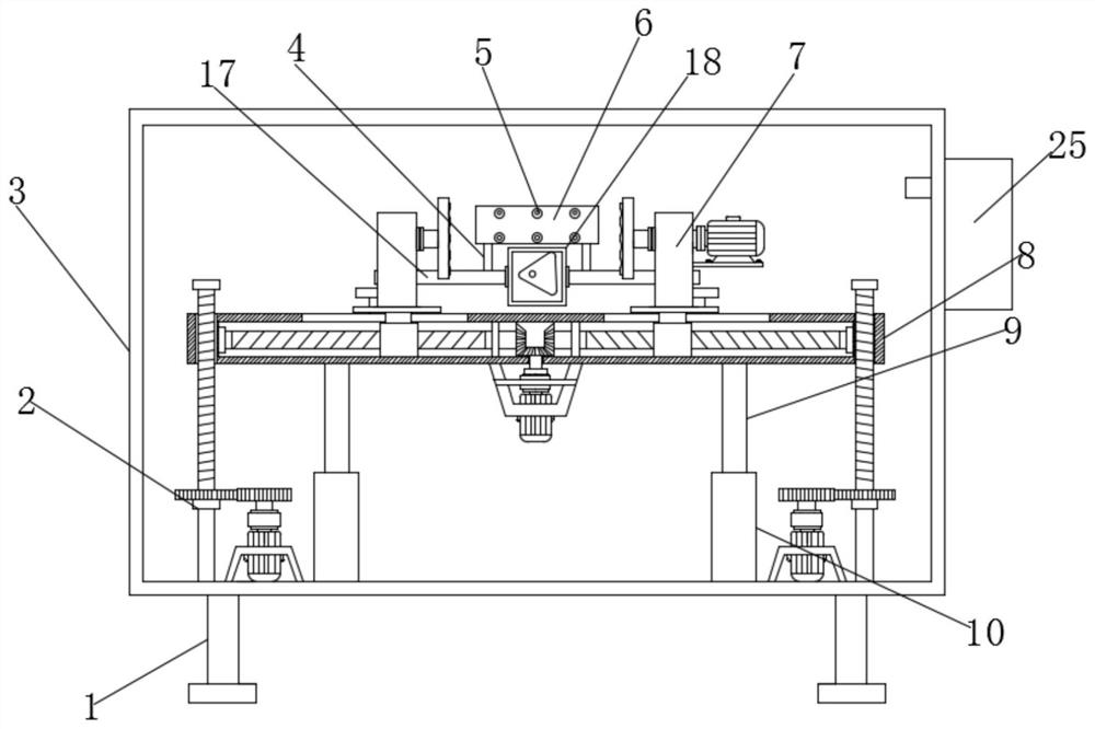 Precision casting sand blasting device