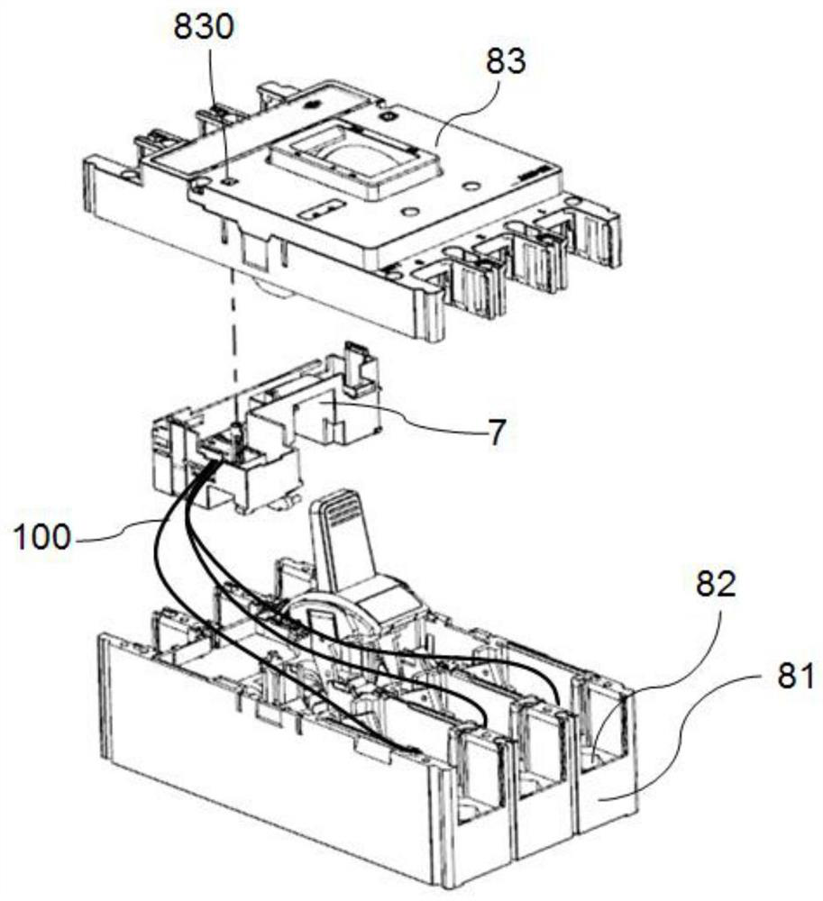 Breaker voltage isolation structure