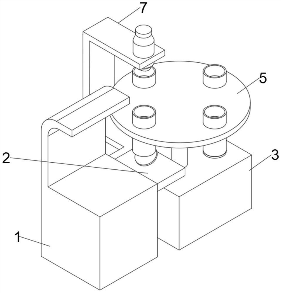 Intelligent supermarket self-service disinfection and settlement machine