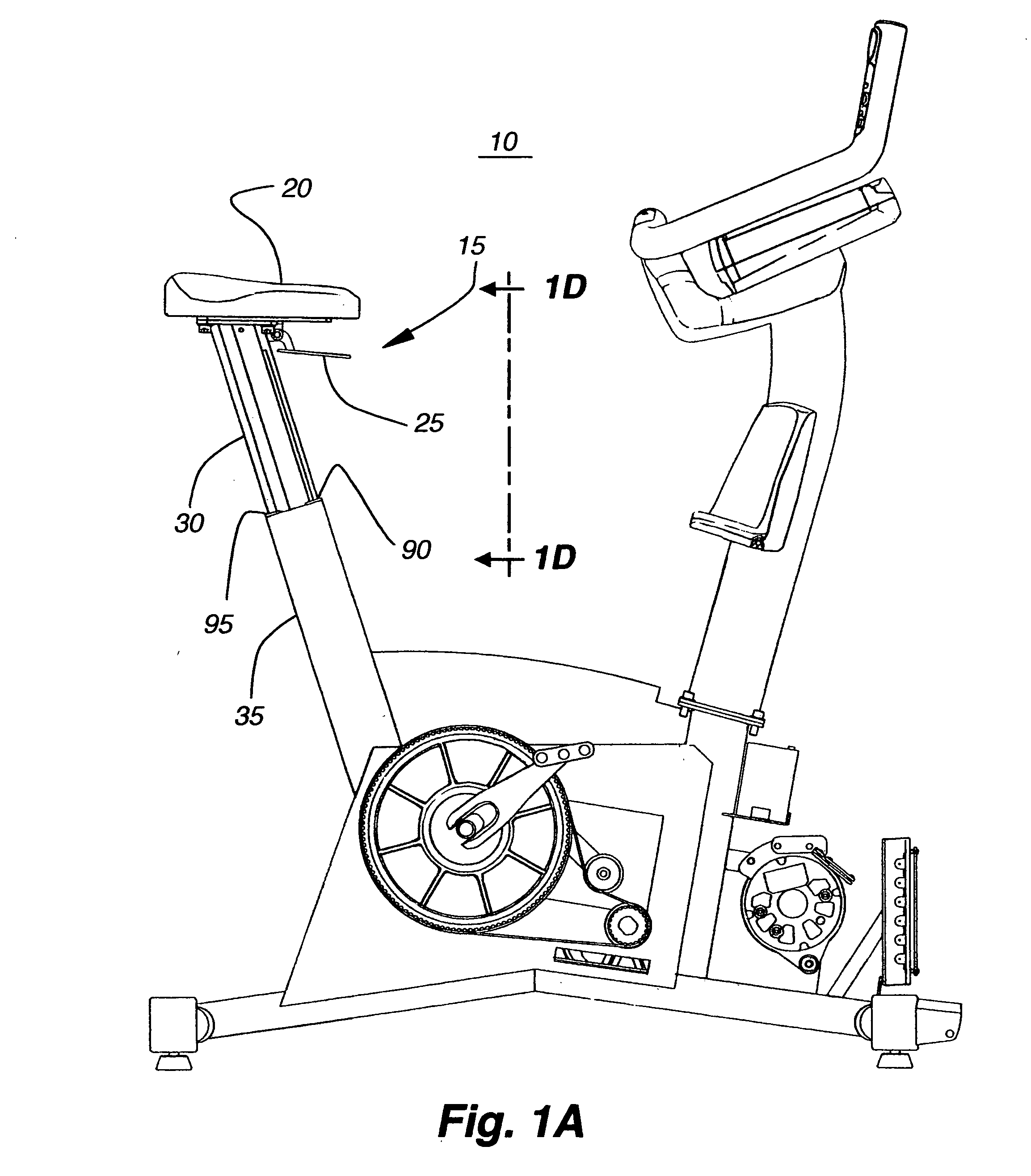 Mechanism and method for adjusting seat height for exercise equipment