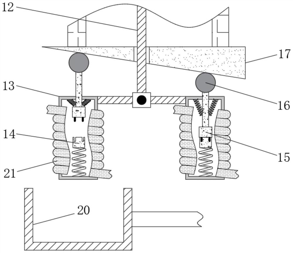 New-generation information technology circuit board punching and dust removing device