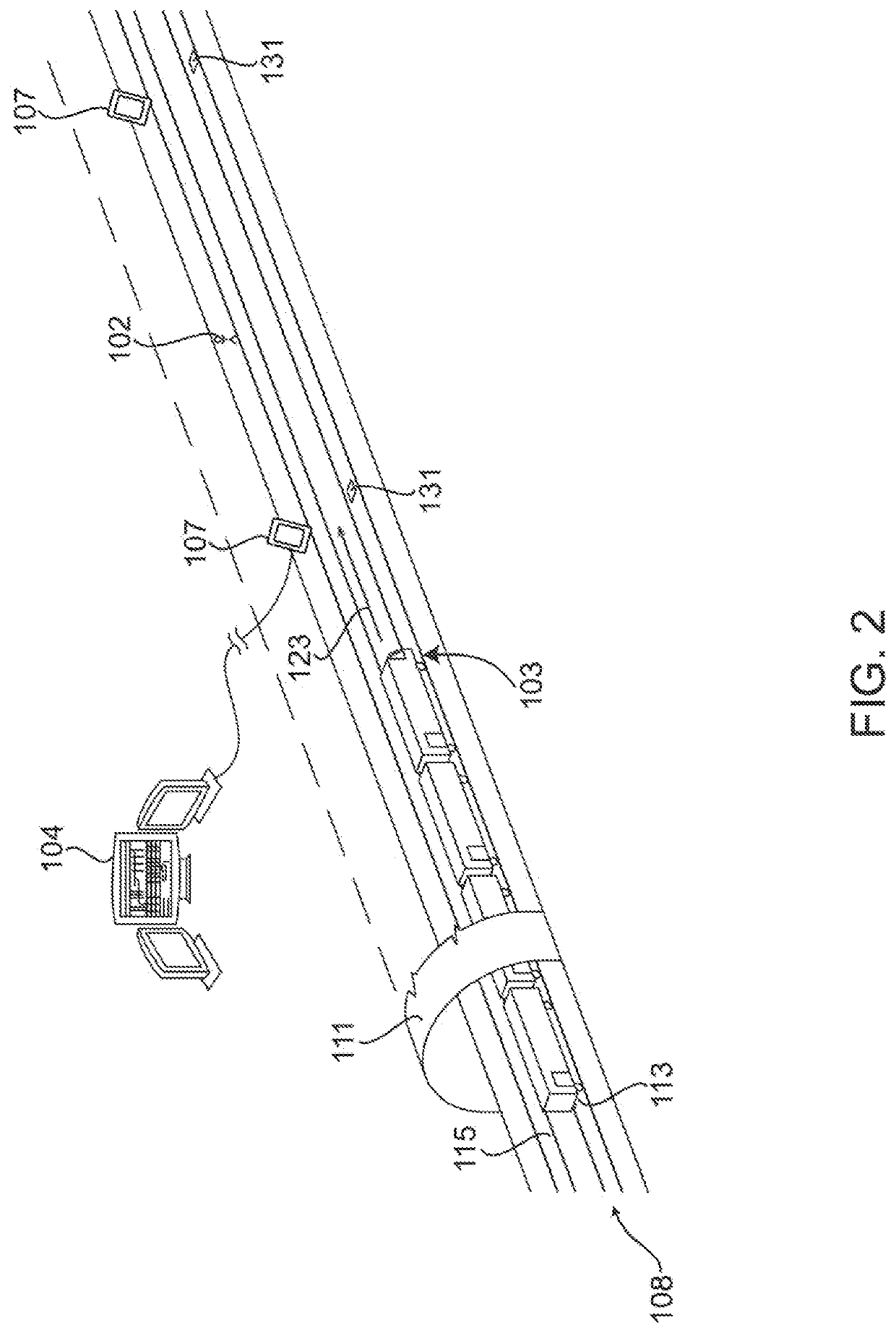 Railway safety notification system and device with proportional warnings