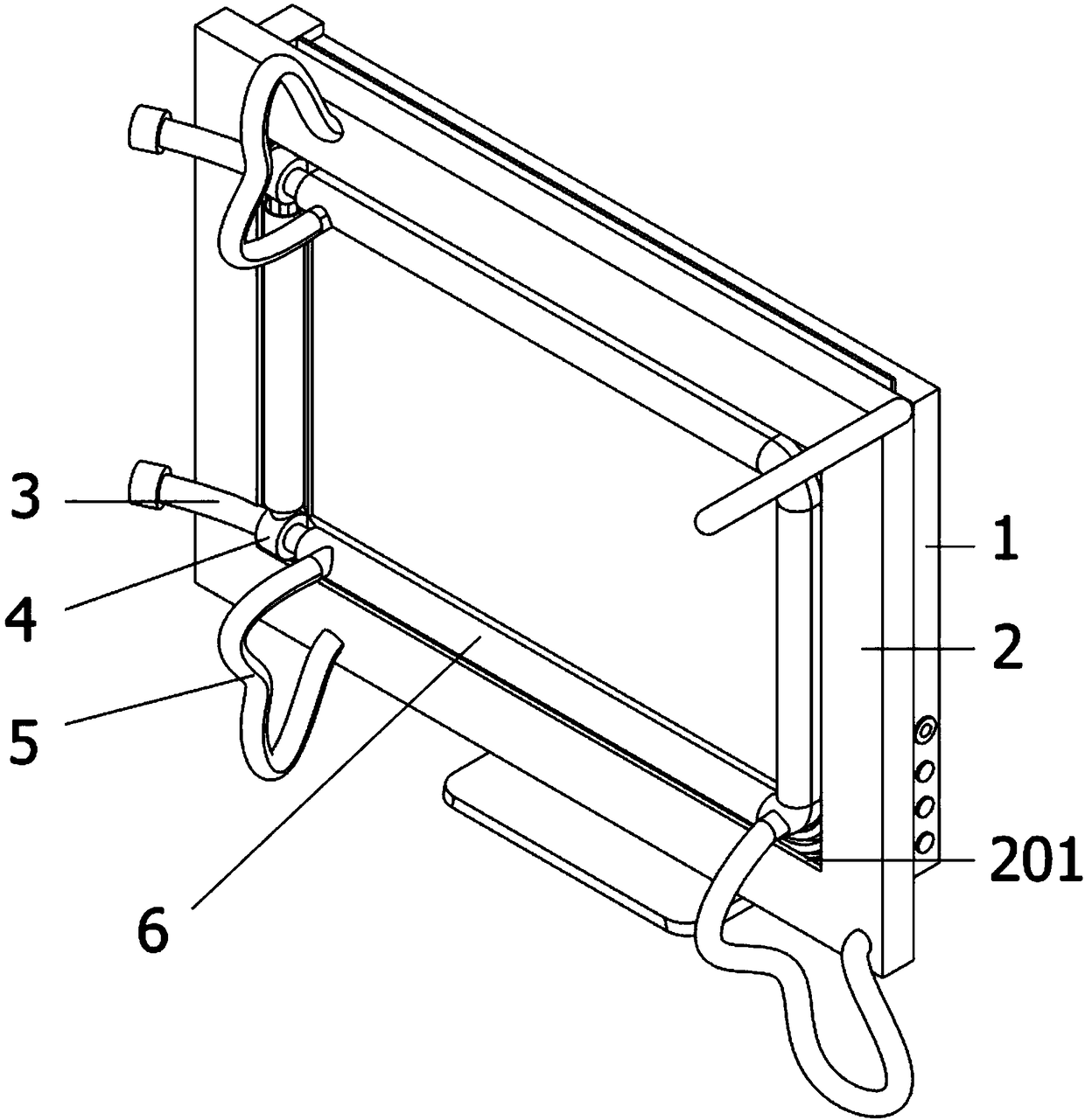 Computer capable of reducing electron radiation