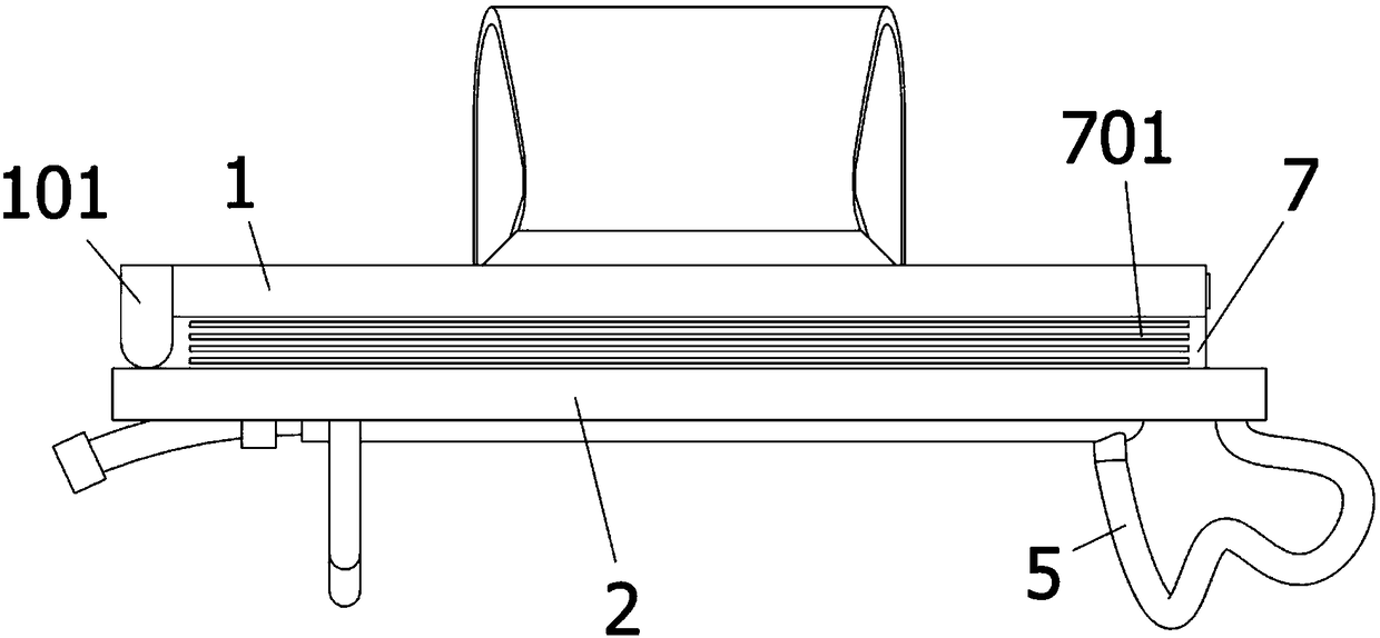 Computer capable of reducing electron radiation