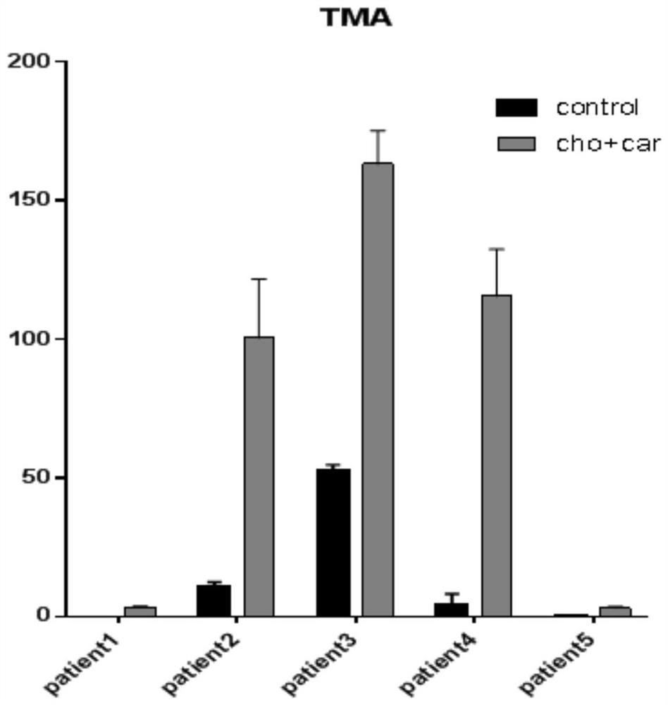 Method for simulating metabolism of trimethylamine by intestinal flora