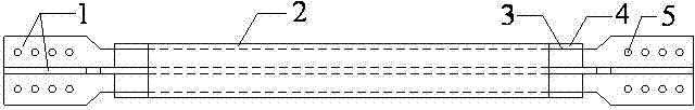 A Buckling Constrained Brace Containing Viscoelastic Materials