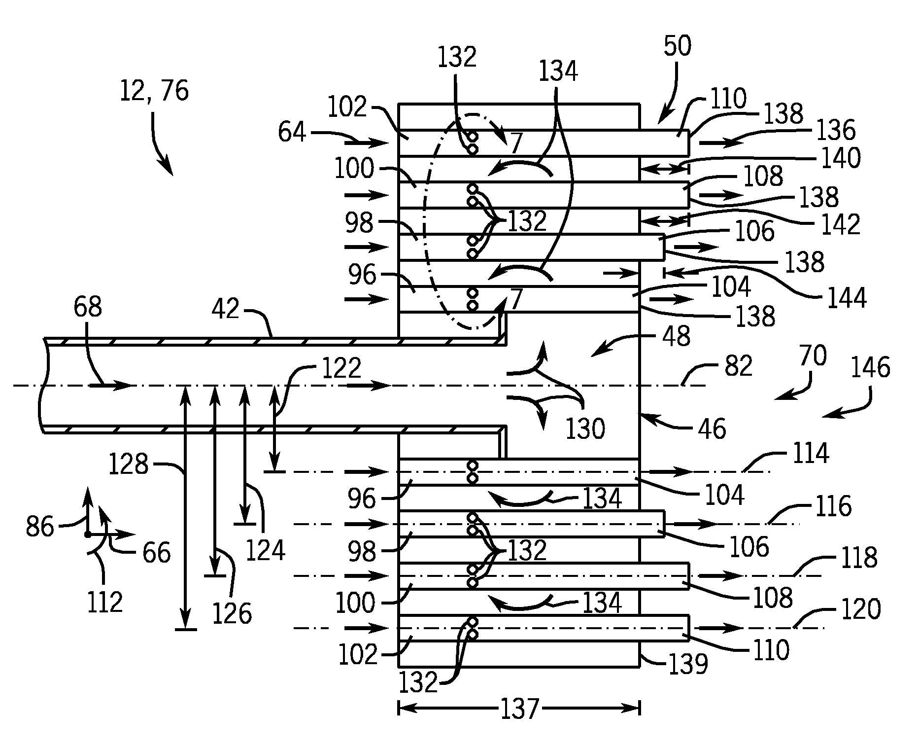 System for flow control in multi-tube fuel nozzle