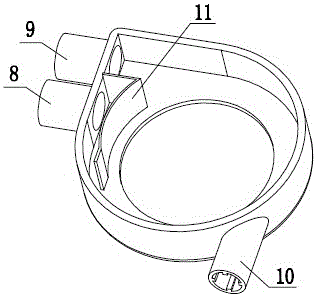 Structure of a dishwasher water pump