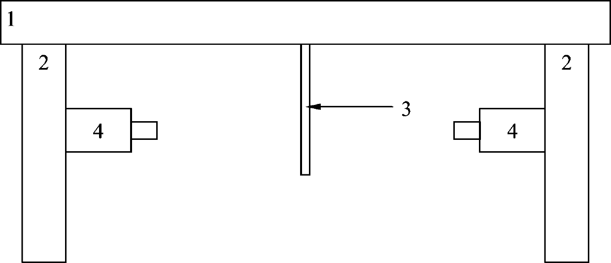 Online identification device for bridge beam plate hinge joint state, and use method thereof