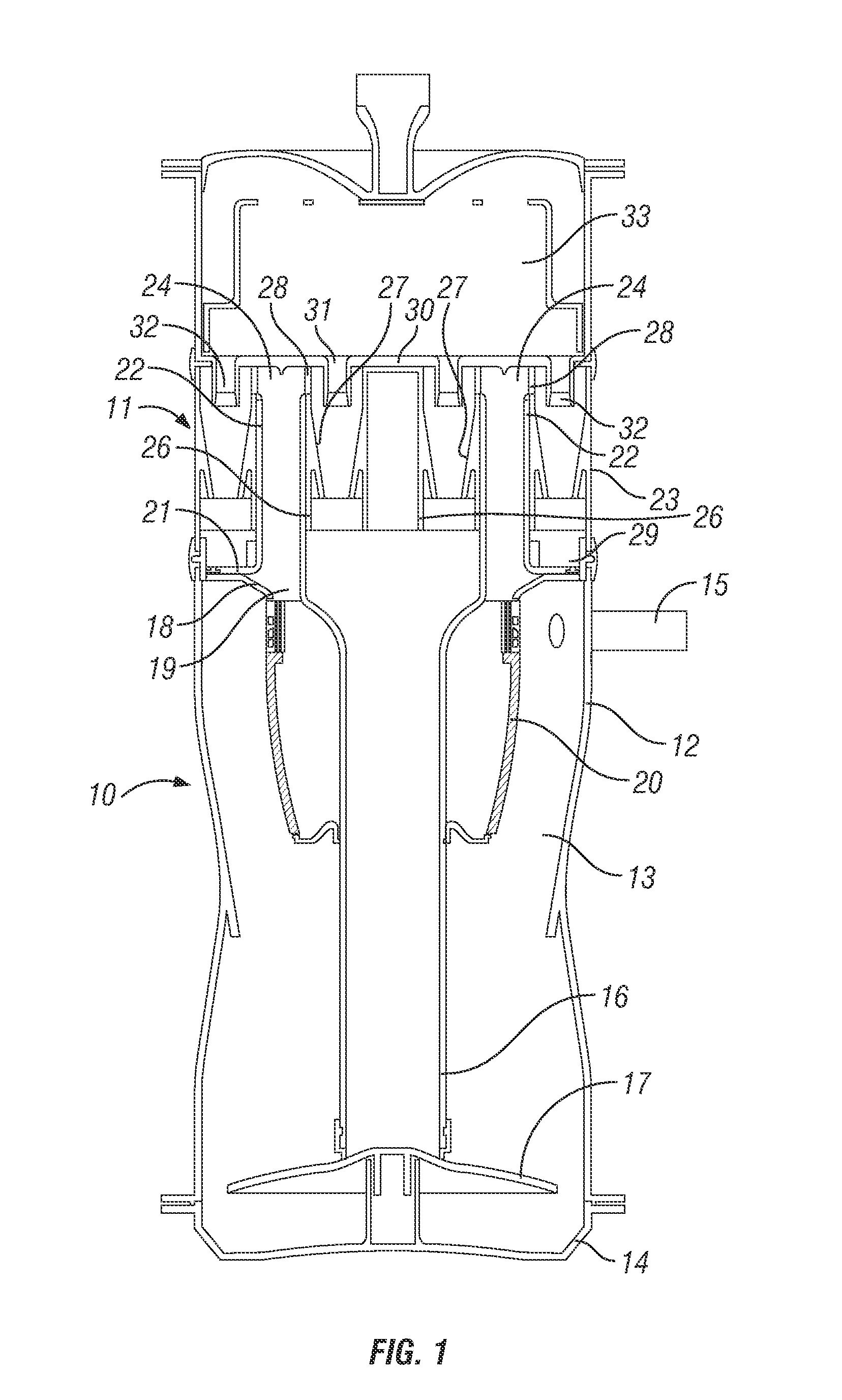 Cyclonic separation apparatus