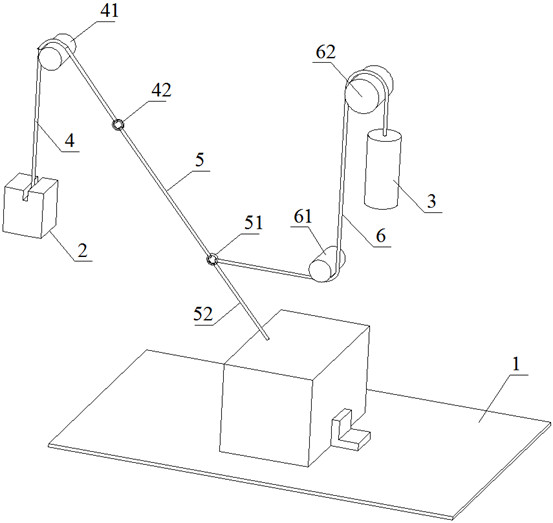 Aircraft vibration superposition fatigue strength testing system and low-rigidity load applying method thereof