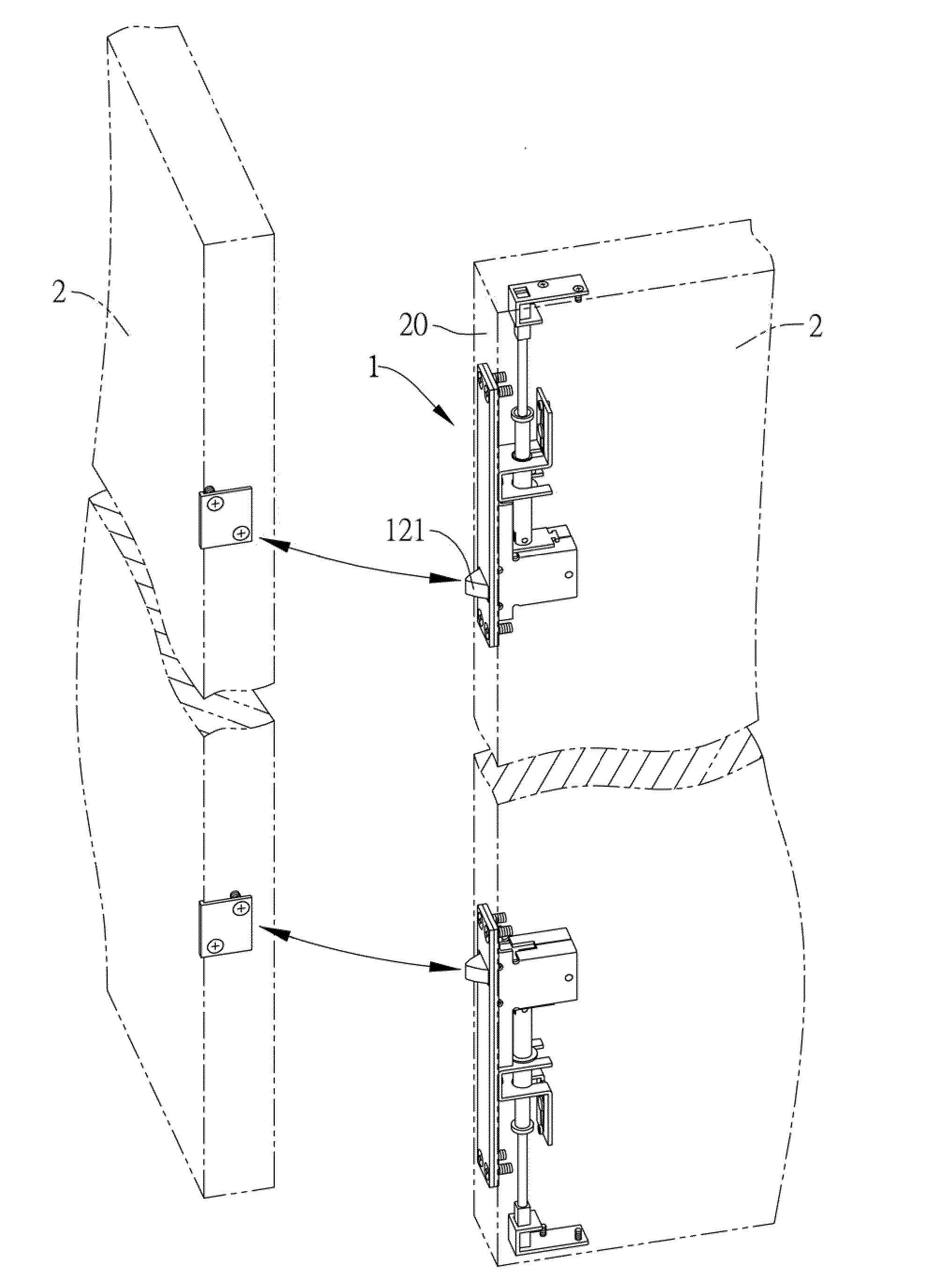 Automatic Hidden Latch Structure