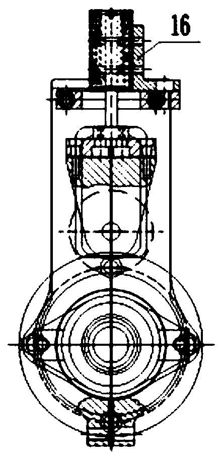 Novel pressing wheel device