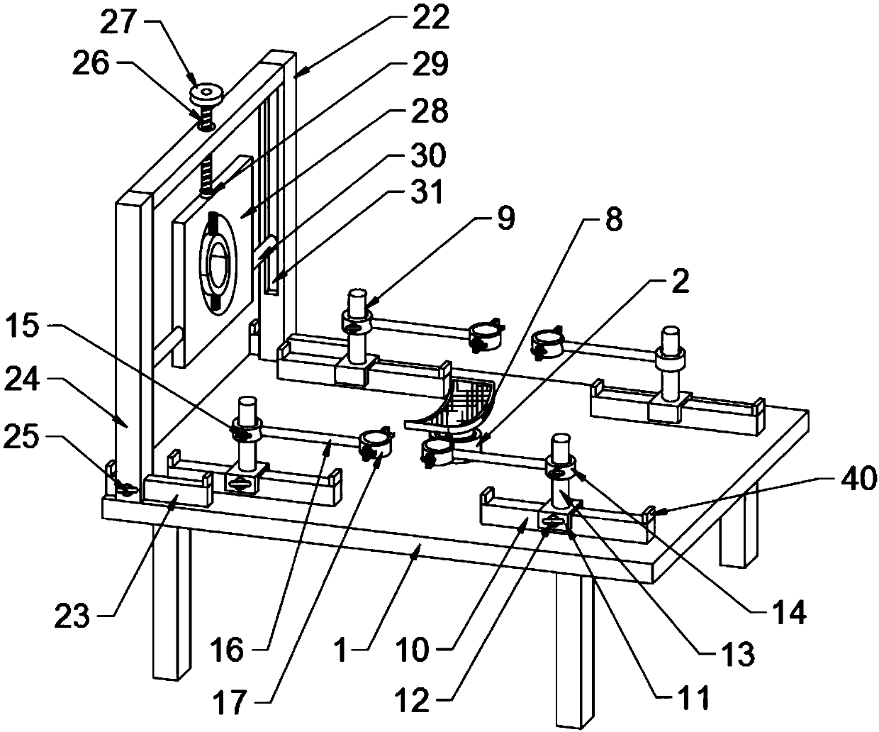 Special examination device for animal husbandry and veterinary