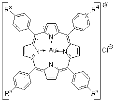 Water-soluble porphyrin gold (III) anticancer compounds and preparation method thereof