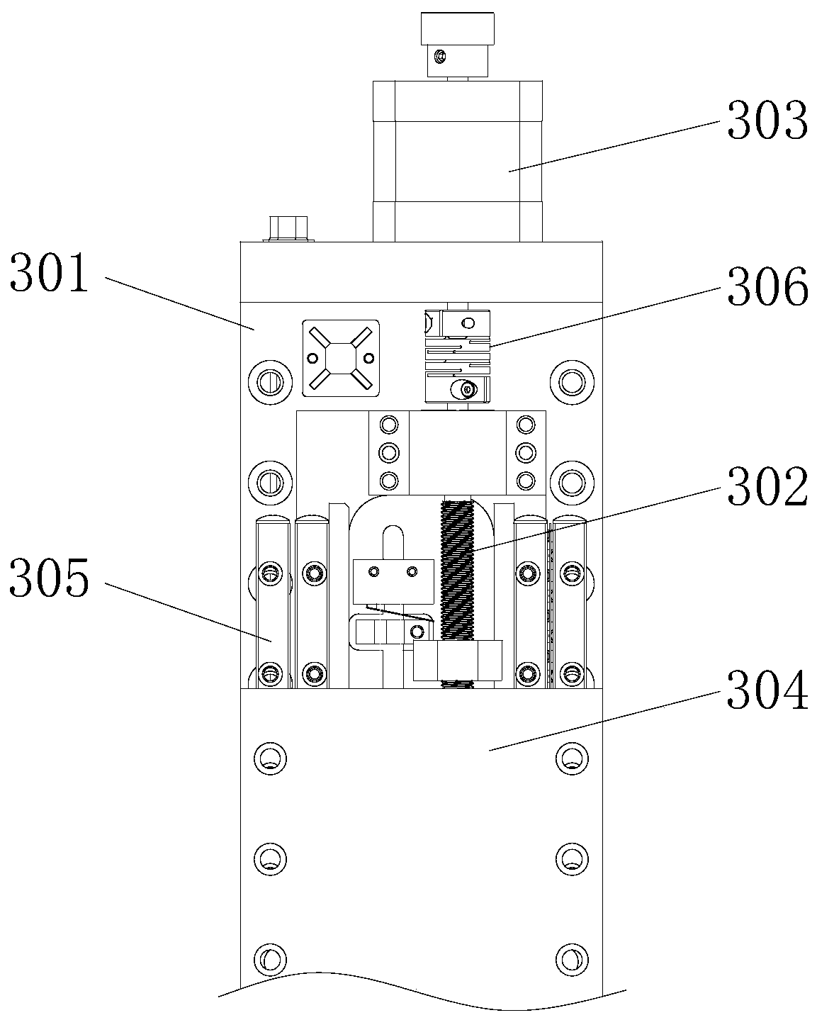 Automatic optical fiber stripping machine