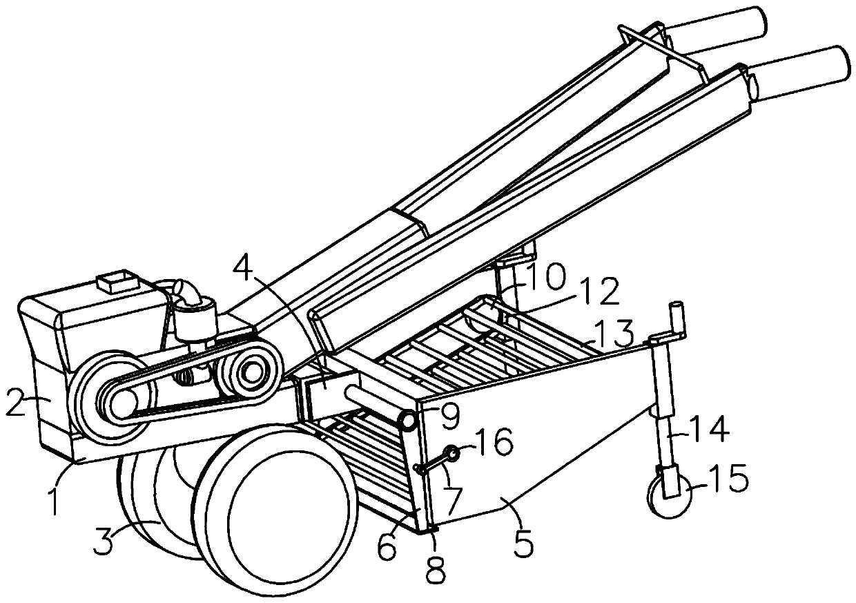 Harvesting device for tuberiferous plants and bulbiferous plants