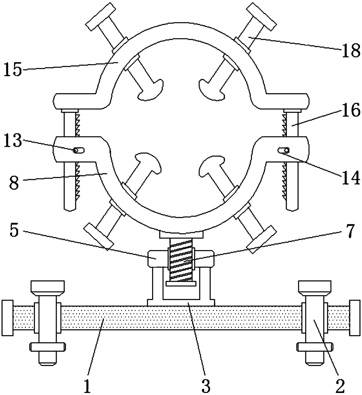 Tubular bus supporting hardware for facilitating installation of tubular buses