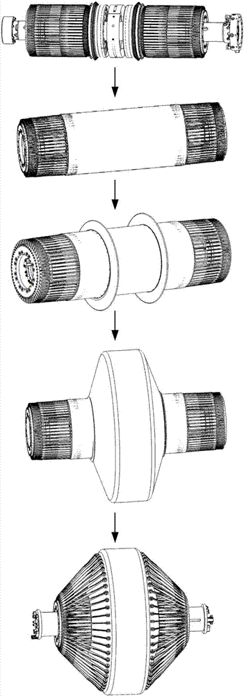 Mechanical assembly drum, anti-package equidistant control device and control method thereof