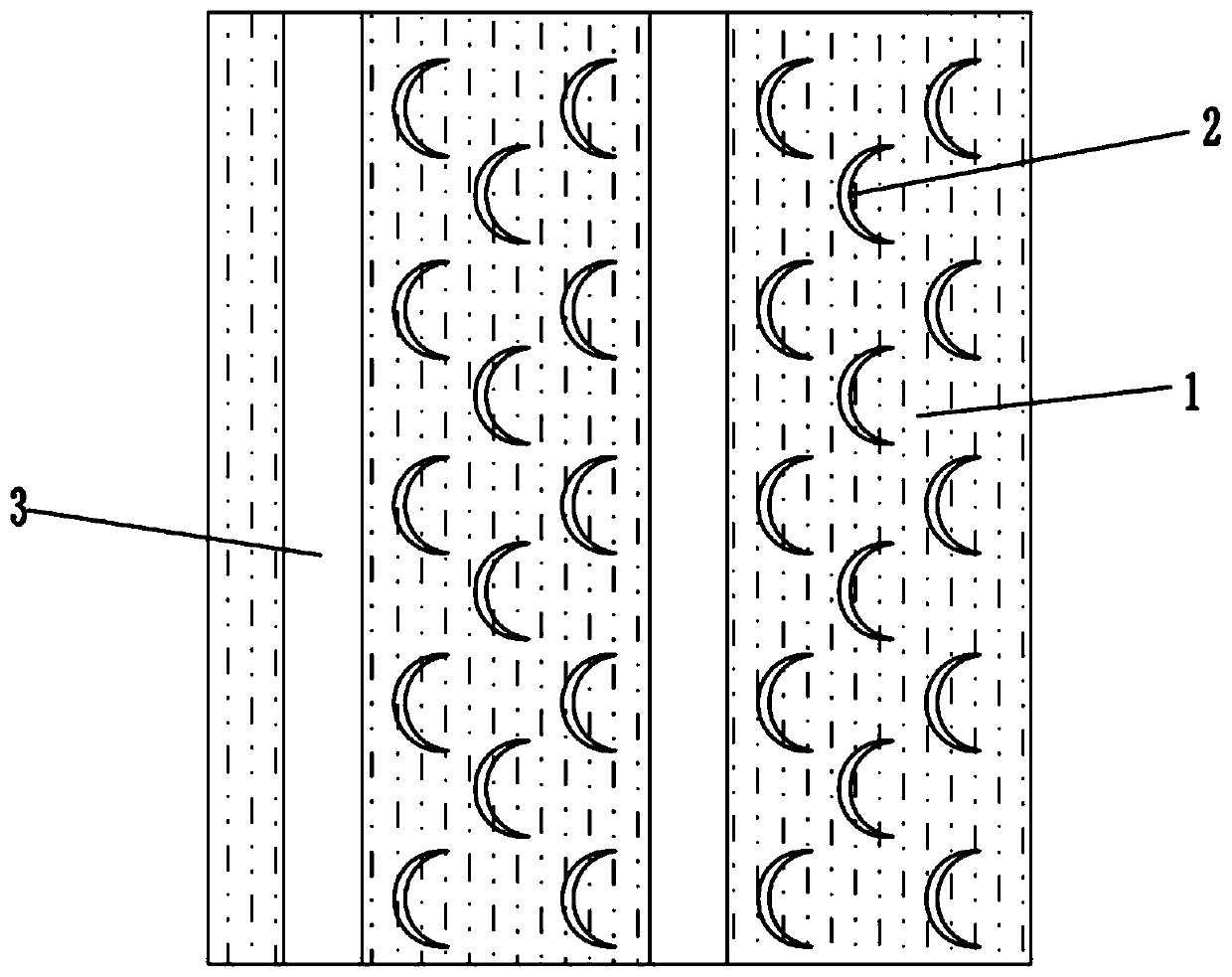 Fish scale pit and intercepting ditch comprehensive runoff impoundment system and construction method thereof