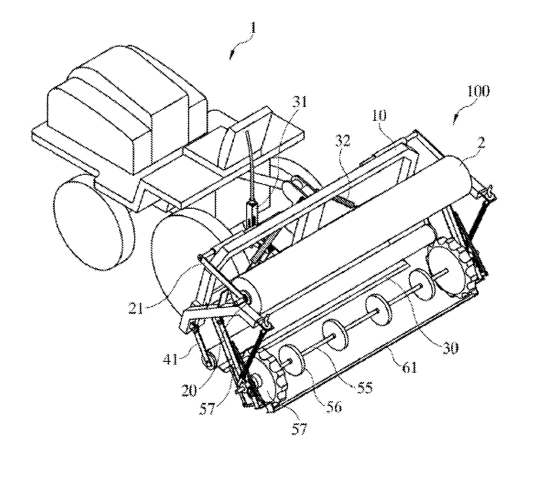 Apparatus for Laying Seed Film and Method for Laying Seed Film by Using the Apparatus for Laying the Seed Film