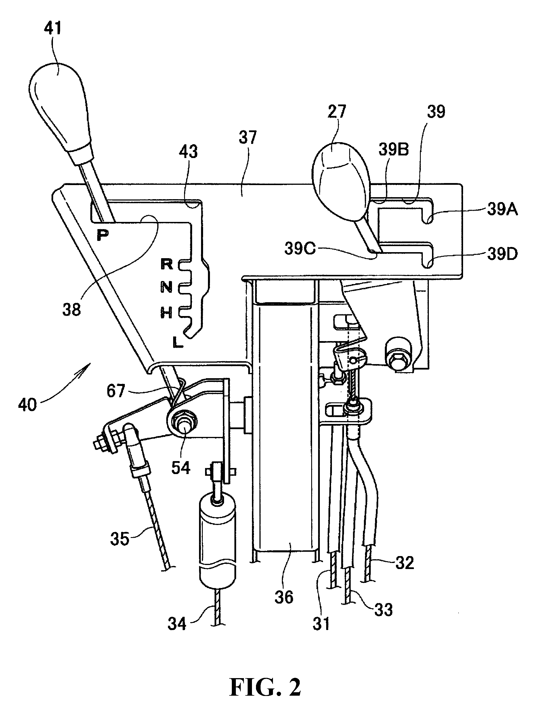 Differential gear provided with differential lock mechanism