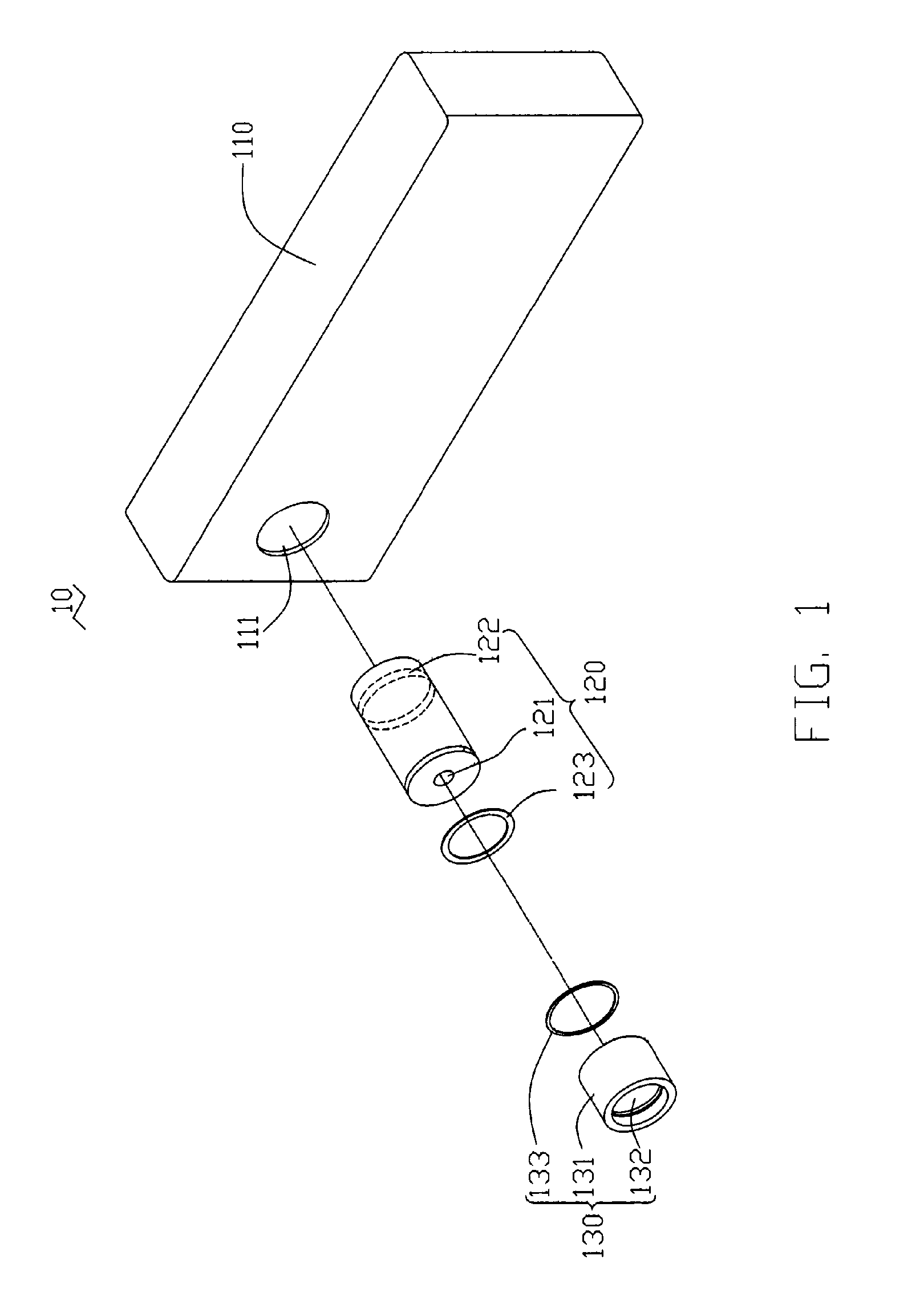 Portable electronic device with camera module