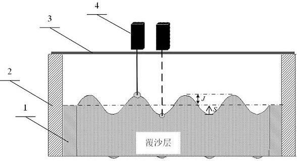 System for measuring wind erosion volume in wind tunnel