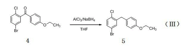 Method for synthesizing forxiga intermediate