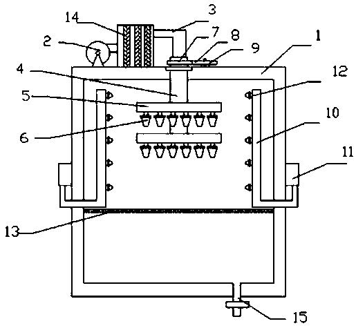 Sewage treatment tank