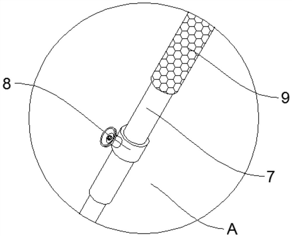 Pesticide application device for preventing and treating soybean root rot