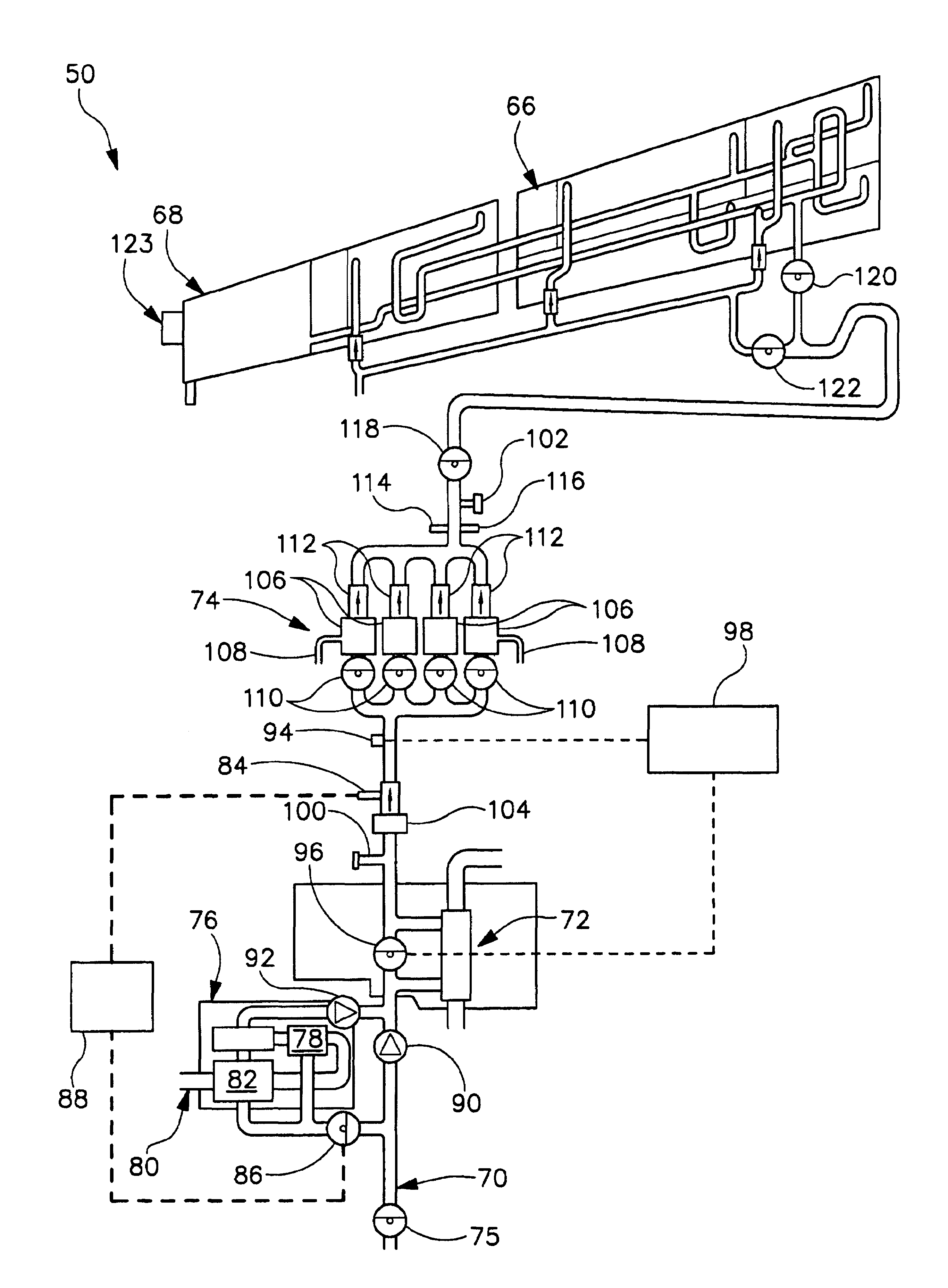 Method and apparatus for generating an inert gas on a vehicle