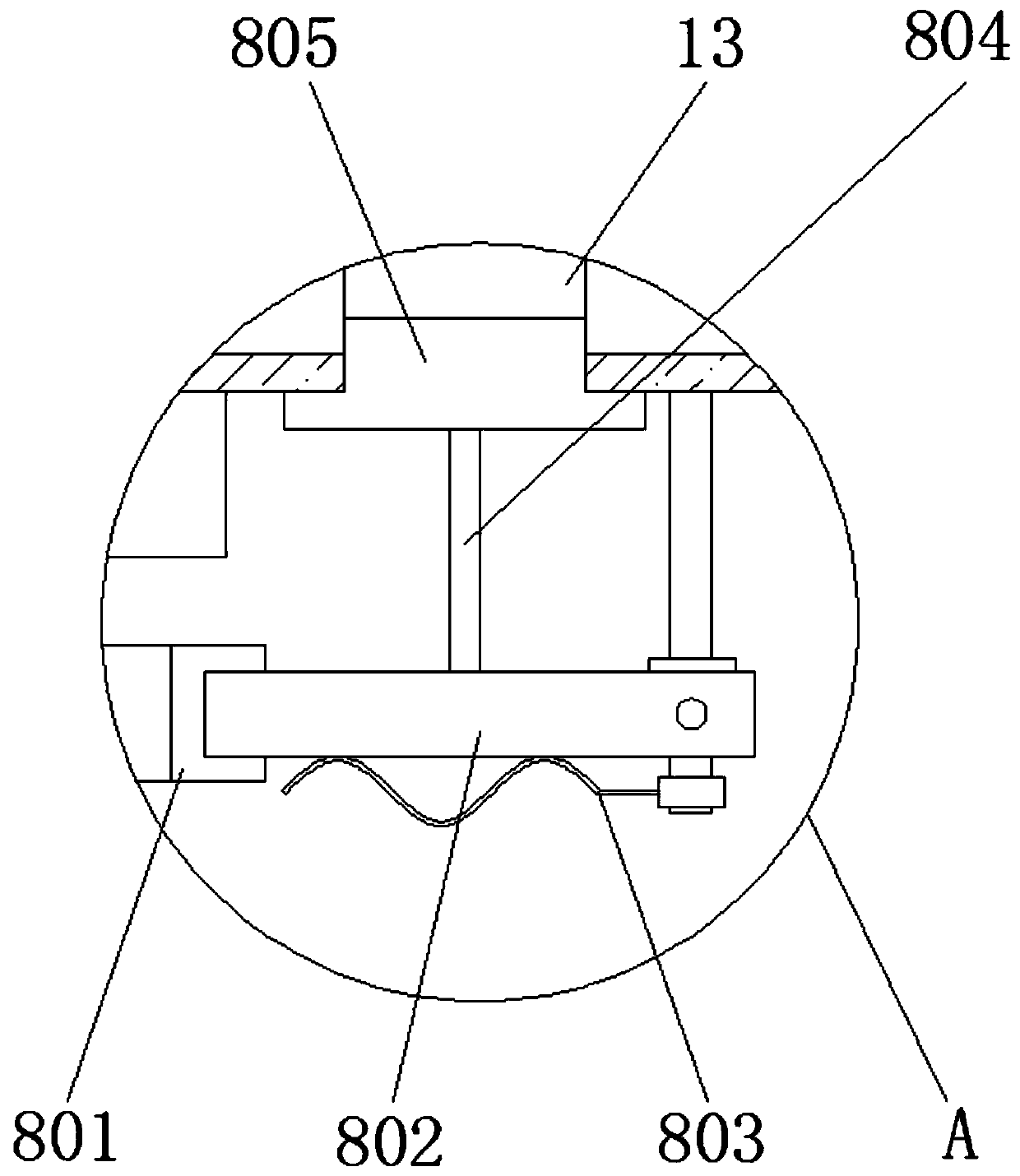 Disinfection device for gynecological and obstetric surgical instruments