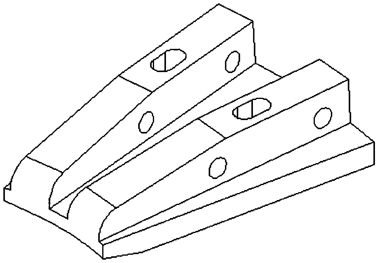 Feed end liner for semi-automatic mill in beneficiation plant and machining process of feed end liner