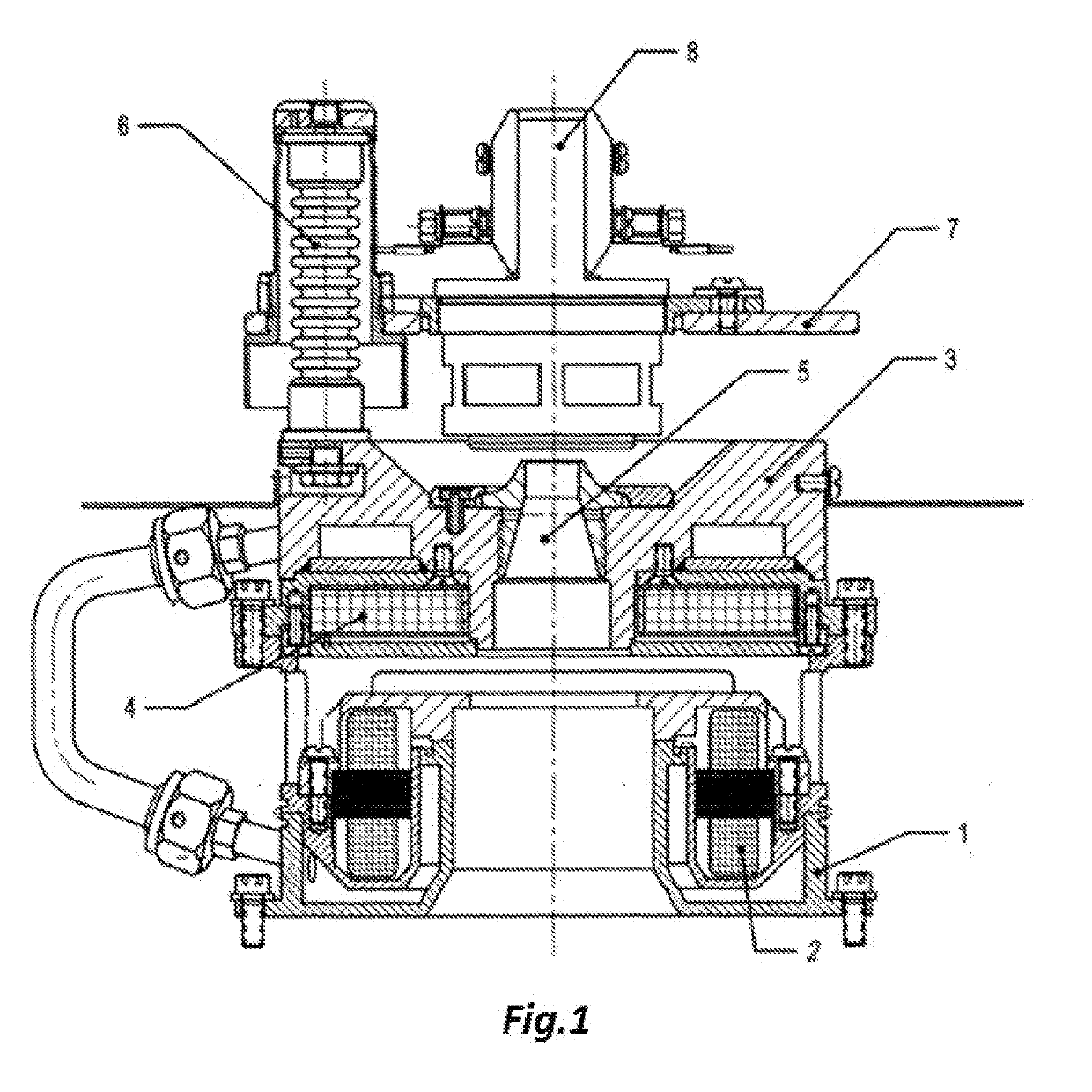 Axial electron gun