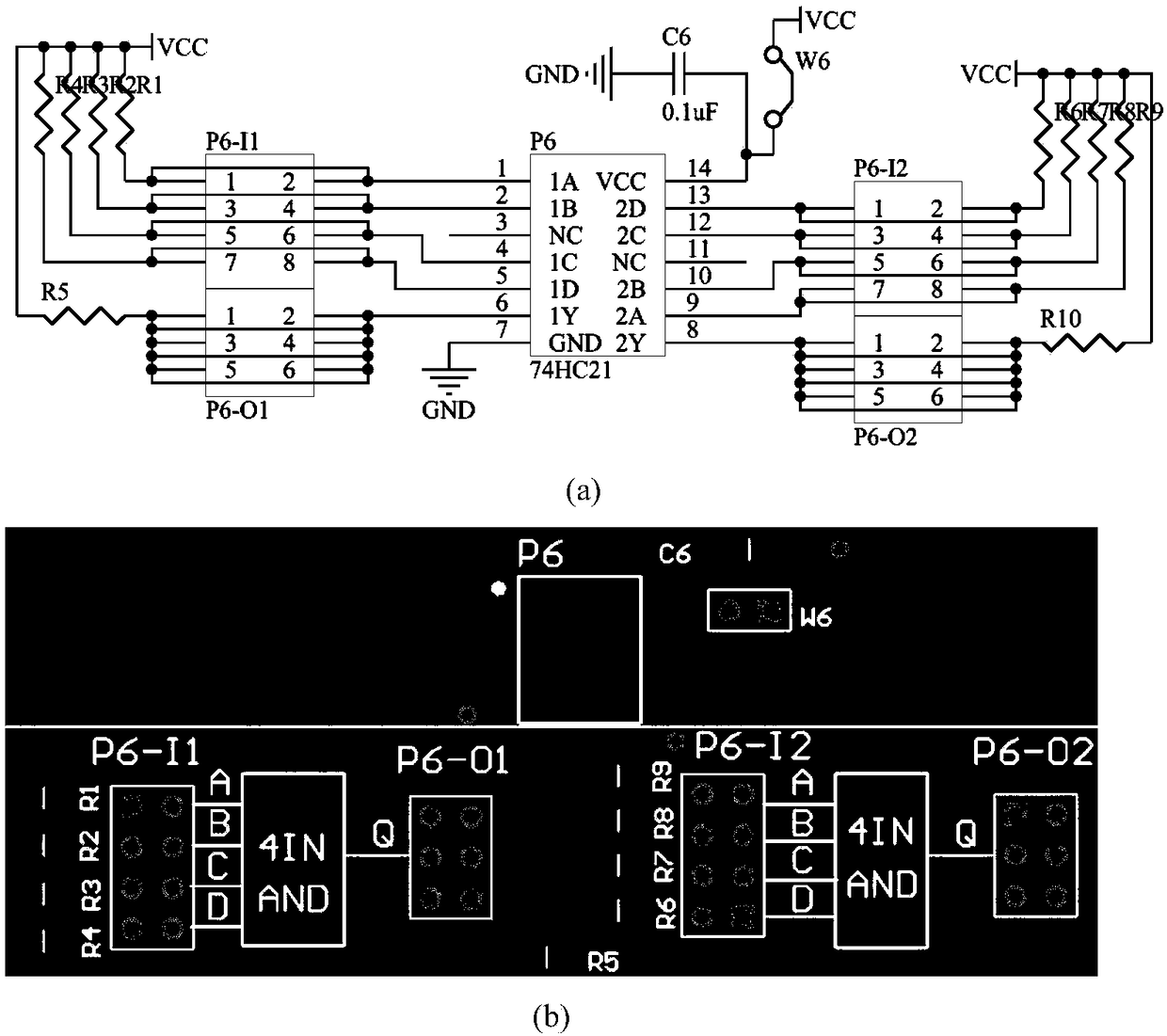 Multifunctional digital electronics technology course learning plate system