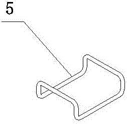 Laminated slab type concrete shear wall steel bar snap-fit connecting joint and construction method