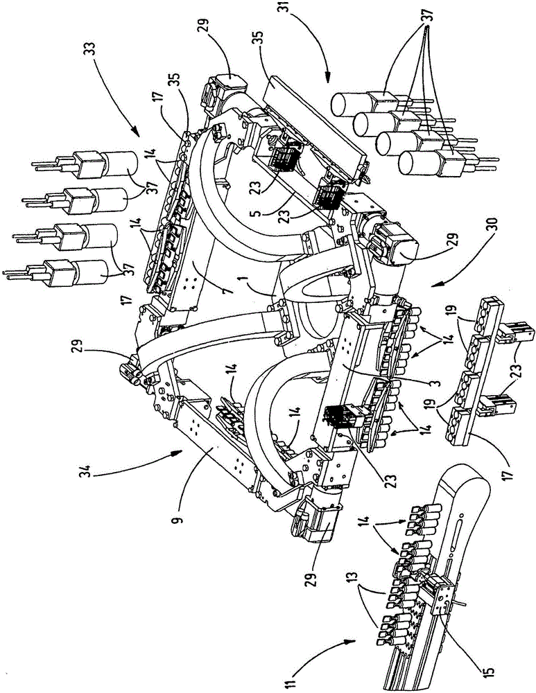 Test apparatus for checking container products