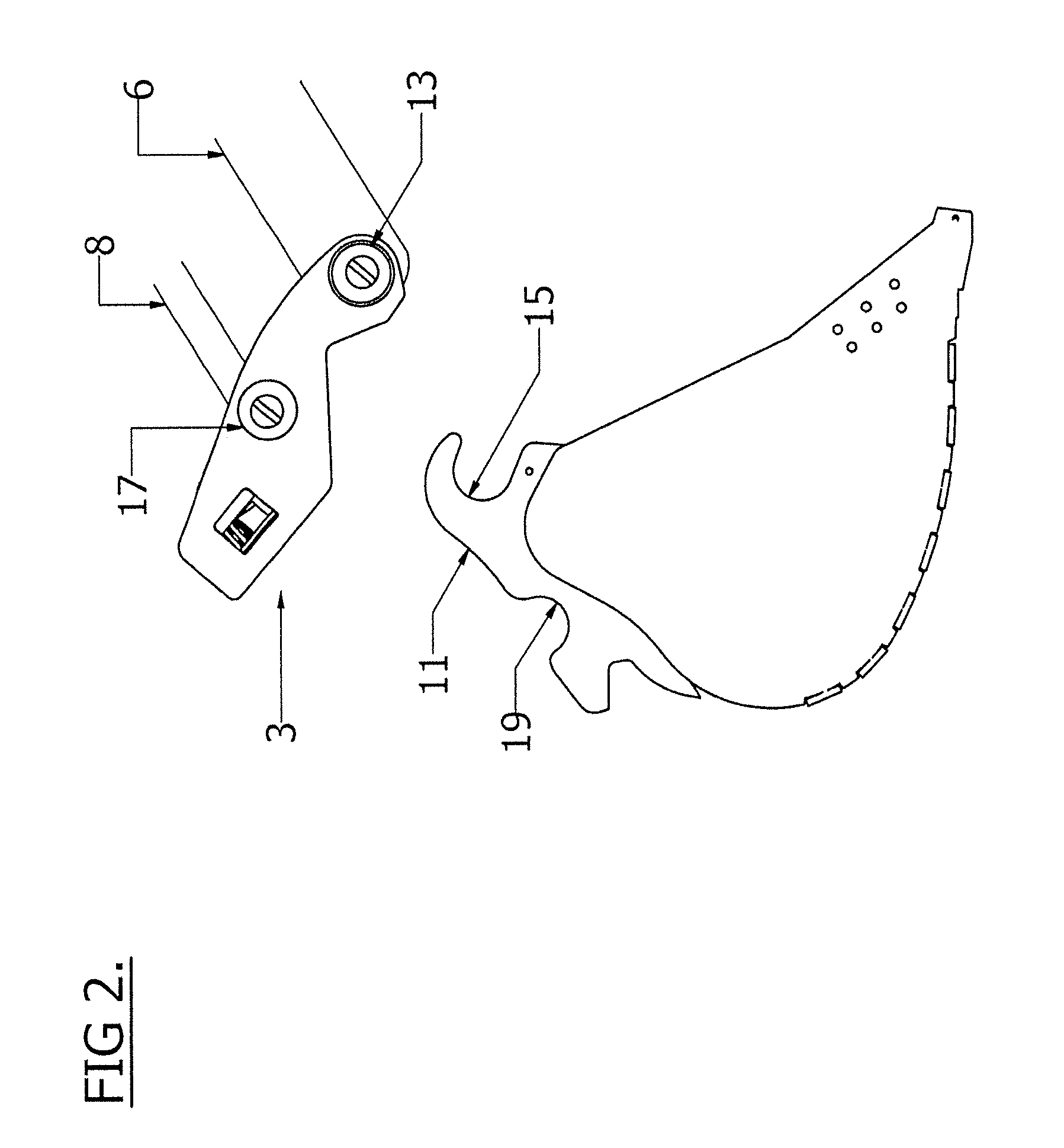 Compact quick coupling mechanism for tool attachment