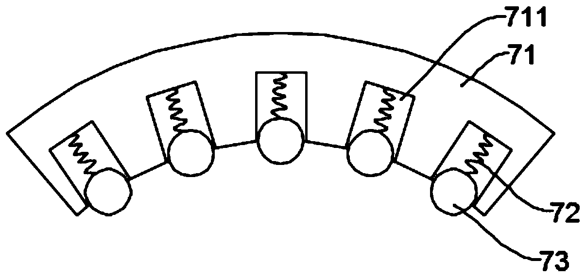 Adjustable building reinforcement rust removing device