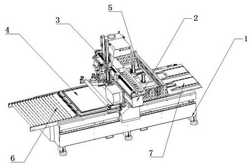 Integrated device for cutting and labeling plates