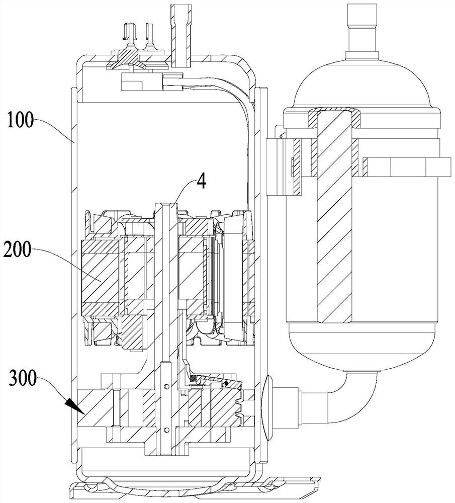 Compressing mechanism and compressor with same