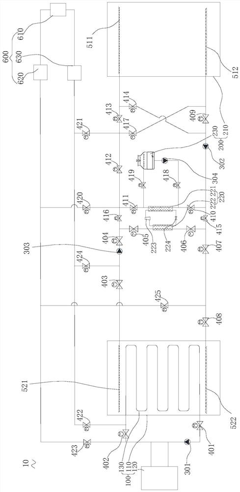 Water energy storage system using fire pool