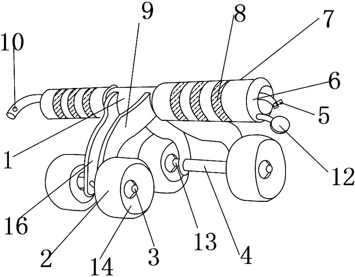 Physical exercise equipment with anti-drop function