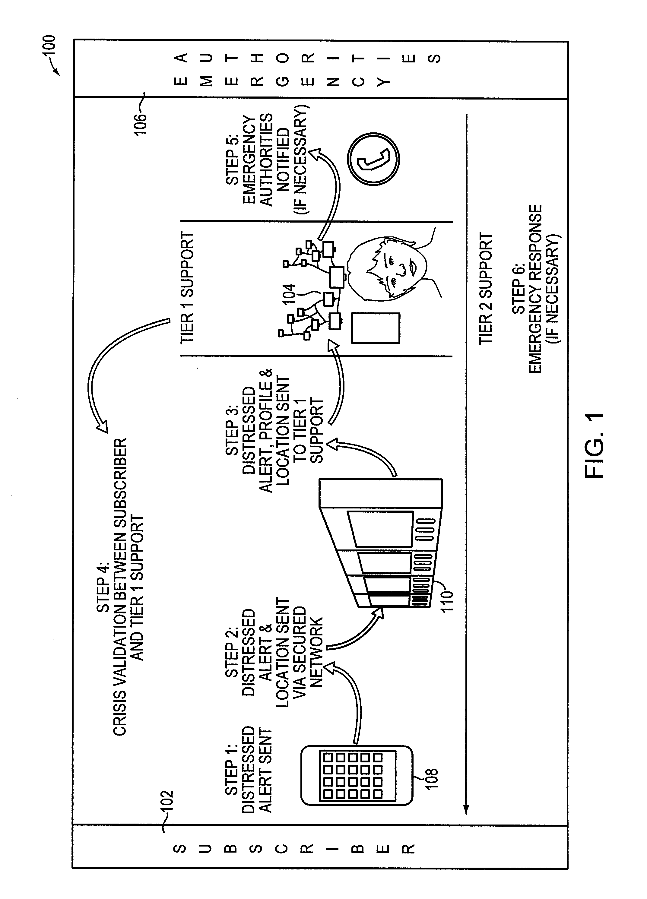 Personal safety application for mobile device and method